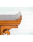 Chinese Qing Dynasty Wooden Altar Console Table with Cloudy Scroll Motifs-7. Asian & Chinese Furniture, Art, Antiques, Vintage Home Décor for sale at FEA Home