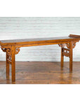 Chinese Qing Dynasty Wooden Altar Console Table with Cloudy Scroll Motifs-2. Asian & Chinese Furniture, Art, Antiques, Vintage Home Décor for sale at FEA Home