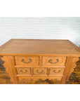 Chinese Qing 19th Century Side Table with Five Drawers and Carved Spandrels-14. Asian & Chinese Furniture, Art, Antiques, Vintage Home Décor for sale at FEA Home