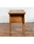 Chinese Qing 19th Century Side Table with Five Drawers and Carved Spandrels-17. Asian & Chinese Furniture, Art, Antiques, Vintage Home Décor for sale at FEA Home