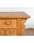 Chinese Qing 19th Century Side Table with Five Drawers and Carved Spandrels-7. Asian & Chinese Furniture, Art, Antiques, Vintage Home Décor for sale at FEA Home