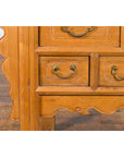 Chinese Qing 19th Century Side Table with Five Drawers and Carved Spandrels-9. Asian & Chinese Furniture, Art, Antiques, Vintage Home Décor for sale at FEA Home