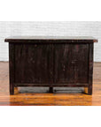 Chinese Qing Dynasty 19th Century Cabinet with Brown Lacquer and Double Doors-13. Asian & Chinese Furniture, Art, Antiques, Vintage Home Décor for sale at FEA Home