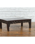 Chinese Qing Dynasty 19th Century Coffee Table with Carved Apron and Dark Patina-10. Asian & Chinese Furniture, Art, Antiques, Vintage Home Décor for sale at FEA Home
