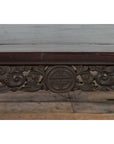 Chinese Qing Dynasty 19th Century Coffee Table with Carved Apron and Dark Patina-7. Asian & Chinese Furniture, Art, Antiques, Vintage Home Décor for sale at FEA Home