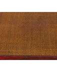 Chinese 19th Century Qing Dynasty Dark Red Lacquer Coffee Table with Rattan Top-11. Asian & Chinese Furniture, Art, Antiques, Vintage Home Décor for sale at FEA Home