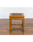 Chinese Early 20th Century Side Table with Carved Apron and Woven Rattan Top-13. Asian & Chinese Furniture, Art, Antiques, Vintage Home Décor for sale at FEA Home