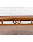 Qing Dynasty 19th Century Chinese Coffee Table with Rattan Top and Carved Apron-11. Asian & Chinese Furniture, Art, Antiques, Vintage Home Décor for sale at FEA Home