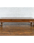 Chinese Qing Dynasty 19th Century Coffee Table with Chow Legs and Carved Apron-4. Asian & Chinese Furniture, Art, Antiques, Vintage Home Décor for sale at FEA Home