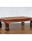 Chinese Qing Dynasty Period 19th Century Elm Coffee Table with Rattan Top-10. Asian & Chinese Furniture, Art, Antiques, Vintage Home Décor for sale at FEA Home
