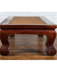 Chinese Qing Dynasty Period 19th Century Elm Coffee Table with Rattan Top-11. Asian & Chinese Furniture, Art, Antiques, Vintage Home Décor for sale at FEA Home