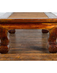 Chinese Qing Dynasty Period 19th Century Elm Coffee Table with Rattan Top-15. Asian & Chinese Furniture, Art, Antiques, Vintage Home Décor for sale at FEA Home