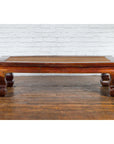 Chinese Qing Dynasty Period 19th Century Elm Coffee Table with Rattan Top-5. Asian & Chinese Furniture, Art, Antiques, Vintage Home Décor for sale at FEA Home