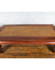 Chinese Qing Dynasty Period 19th Century Elm Coffee Table with Rattan Top-8. Asian & Chinese Furniture, Art, Antiques, Vintage Home Décor for sale at FEA Home