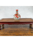 Chinese Qing Dynasty 19th Century Mahogany Stained Coffee Table with Rattan Top-13. Asian & Chinese Furniture, Art, Antiques, Vintage Home Décor for sale at FEA Home