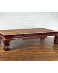 Chinese Qing Dynasty 19th Century Mahogany Stained Coffee Table with Rattan Top-14. Asian & Chinese Furniture, Art, Antiques, Vintage Home Décor for sale at FEA Home