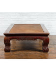 Chinese Qing Dynasty 19th Century Mahogany Stained Coffee Table with Rattan Top-15. Asian & Chinese Furniture, Art, Antiques, Vintage Home Décor for sale at FEA Home