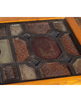Chinese Qing Dynasty 19th Century Wooden Coffee Table with Stained Glass Top-11. Asian & Chinese Furniture, Art, Antiques, Vintage Home Décor for sale at FEA Home