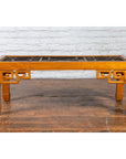 Chinese Qing Dynasty 19th Century Wooden Coffee Table with Stained Glass Top-12. Asian & Chinese Furniture, Art, Antiques, Vintage Home Décor for sale at FEA Home