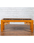 Chinese Qing Dynasty 19th Century Wooden Coffee Table with Stained Glass Top-15. Asian & Chinese Furniture, Art, Antiques, Vintage Home Décor for sale at FEA Home