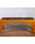 Chinese Qing Dynasty 19th Century Wooden Coffee Table with Stained Glass Top-4. Asian & Chinese Furniture, Art, Antiques, Vintage Home Décor for sale at FEA Home