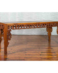 Chinese 19th Century Console Table with Cloud-Carved Apron and Scrolling Feet-3. Asian & Chinese Furniture, Art, Antiques, Vintage Home Décor for sale at FEA Home