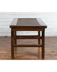 Qing Dynasty 19th Century Low Table or Small Bench with Rattan Insert Top-11. Asian & Chinese Furniture, Art, Antiques, Vintage Home Décor for sale at FEA Home