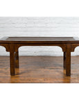 Qing Dynasty 19th Century Low Table or Small Bench with Rattan Insert Top-12. Asian & Chinese Furniture, Art, Antiques, Vintage Home Décor for sale at FEA Home