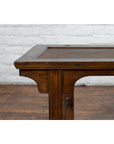 Qing Dynasty 19th Century Low Table or Small Bench with Rattan Insert Top-4. Asian & Chinese Furniture, Art, Antiques, Vintage Home Décor for sale at FEA Home