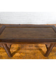 Qing Dynasty 19th Century Low Table or Small Bench with Rattan Insert Top-8. Asian & Chinese Furniture, Art, Antiques, Vintage Home Décor for sale at FEA Home