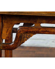 Chinese Qing Dynasty Ming Style Elmwood Wine Table with Distressed Patina-10. Asian & Chinese Furniture, Art, Antiques, Vintage Home Décor for sale at FEA Home