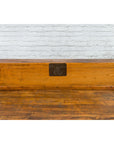 Chinese Qing Dynasty 19th Century Long Wooden Scroll Box with Brass Hardware-2. Asian & Chinese Furniture, Art, Antiques, Vintage Home Décor for sale at FEA Home