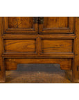 Chinese Late Qing Dynasty Period Bedside Wooden Cabinet with Two Small Doors-13. Asian & Chinese Furniture, Art, Antiques, Vintage Home Décor for sale at FEA Home