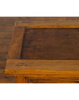 Chinese Late Qing Dynasty Period Bedside Wooden Cabinet with Two Small Doors-8. Asian & Chinese Furniture, Art, Antiques, Vintage Home Décor for sale at FEA Home