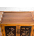 Two Chinese Qing Dynasty Fruitwood Side Cabinets with Carved Décor, Sold Each-13. Asian & Chinese Furniture, Art, Antiques, Vintage Home Décor for sale at FEA Home