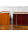 Two Chinese Qing Dynasty Fruitwood Side Cabinets with Carved Décor, Sold Each-19. Asian & Chinese Furniture, Art, Antiques, Vintage Home Décor for sale at FEA Home