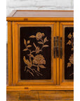 Two Chinese Qing Dynasty Fruitwood Side Cabinets with Carved Décor, Sold Each-9. Asian & Chinese Furniture, Art, Antiques, Vintage Home Décor for sale at FEA Home