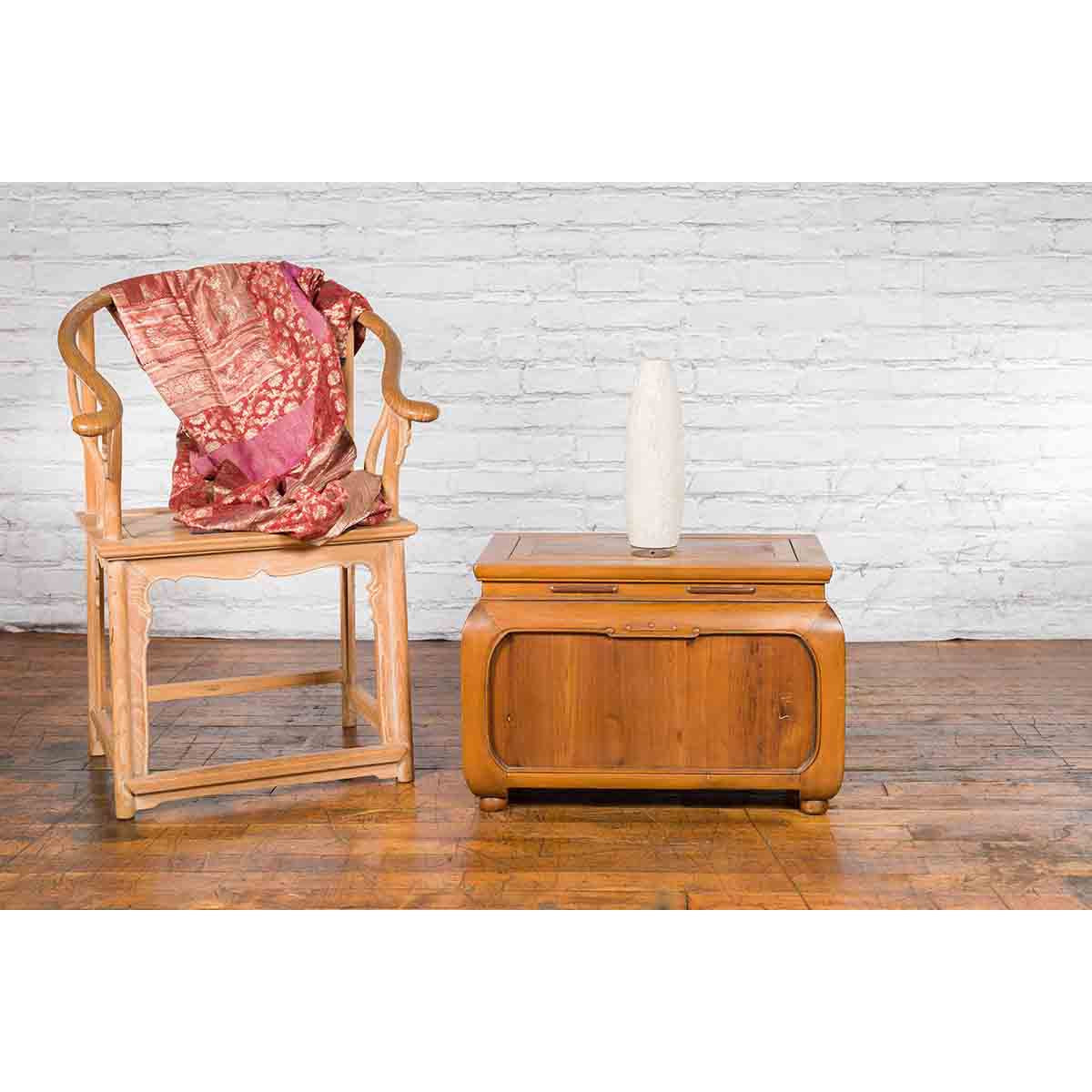 Chinese Qing Dynasty 19th Century Wooden Coffee Table with Chow Style Legs-3. Asian & Chinese Furniture, Art, Antiques, Vintage Home Décor for sale at FEA Home