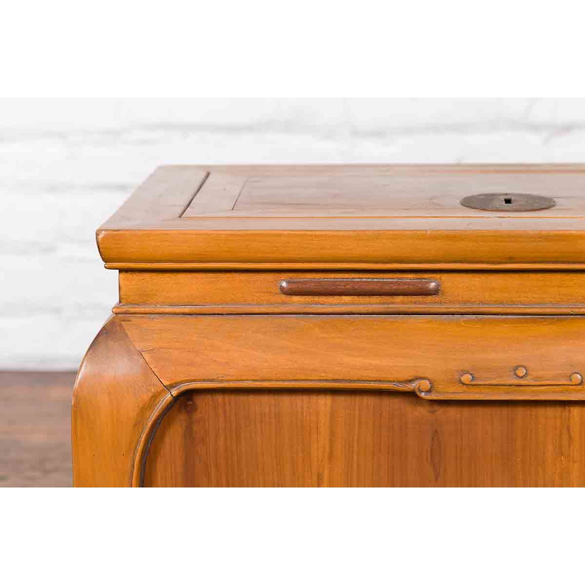Chinese Qing Dynasty 19th Century Wooden Coffee Table with Chow Style Legs-5. Asian & Chinese Furniture, Art, Antiques, Vintage Home Décor for sale at FEA Home