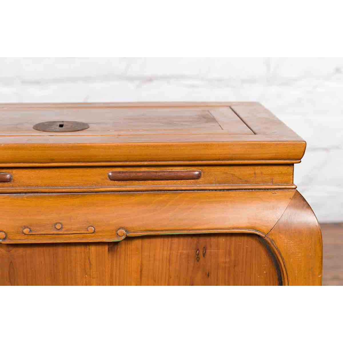 Chinese Qing Dynasty 19th Century Wooden Coffee Table with Chow Style Legs-6. Asian & Chinese Furniture, Art, Antiques, Vintage Home Décor for sale at FEA Home