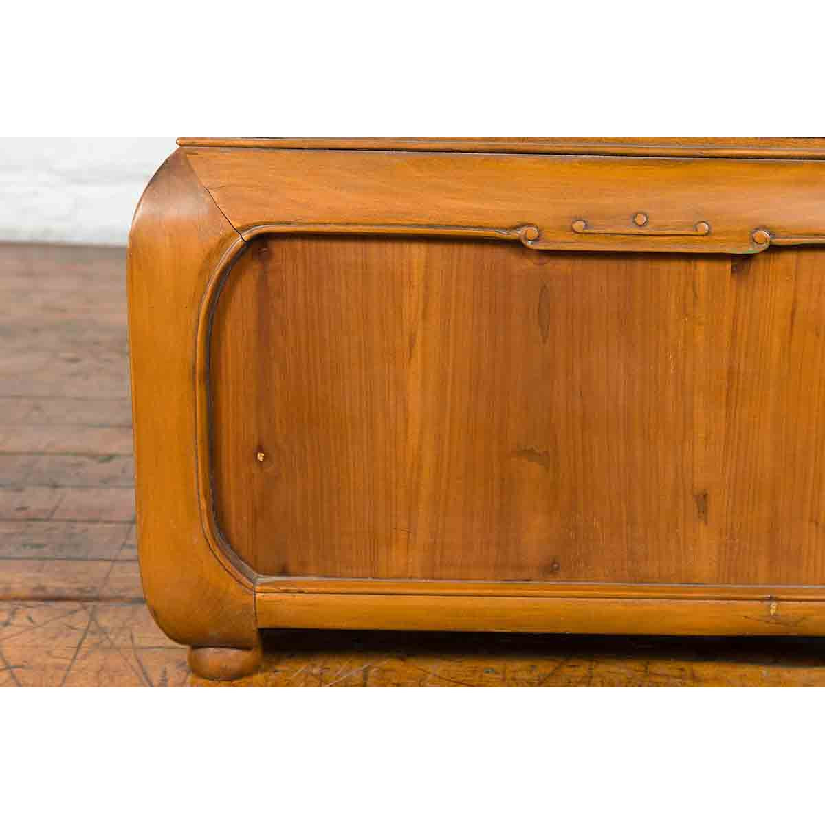 Chinese Qing Dynasty 19th Century Wooden Coffee Table with Chow Style Legs-7. Asian & Chinese Furniture, Art, Antiques, Vintage Home Décor for sale at FEA Home