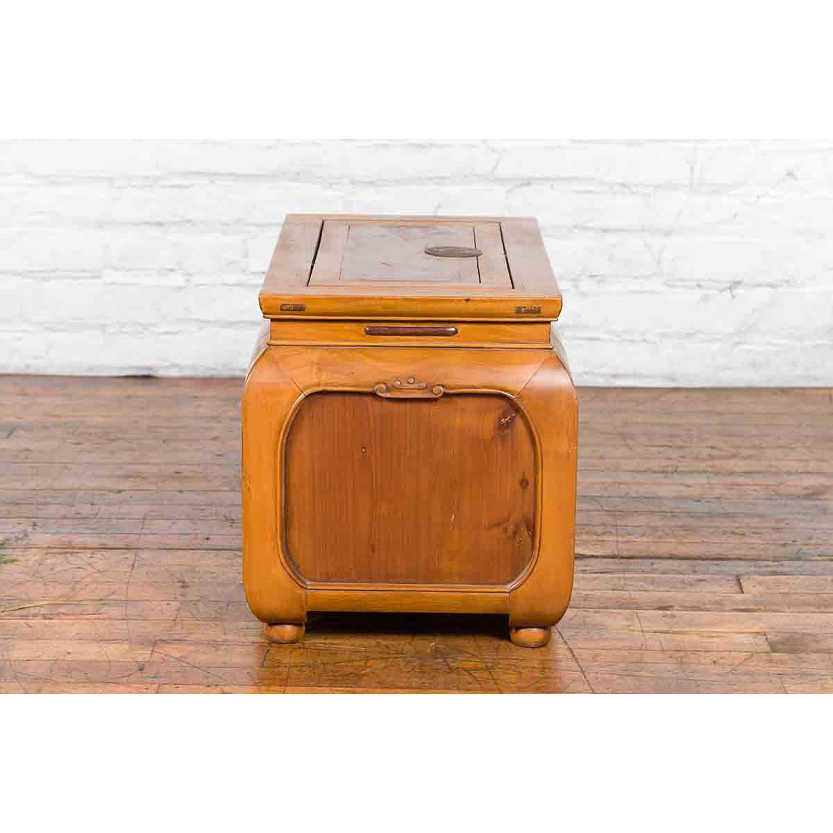Chinese Qing Dynasty 19th Century Wooden Coffee Table with Chow Style Legs-10. Asian & Chinese Furniture, Art, Antiques, Vintage Home Décor for sale at FEA Home