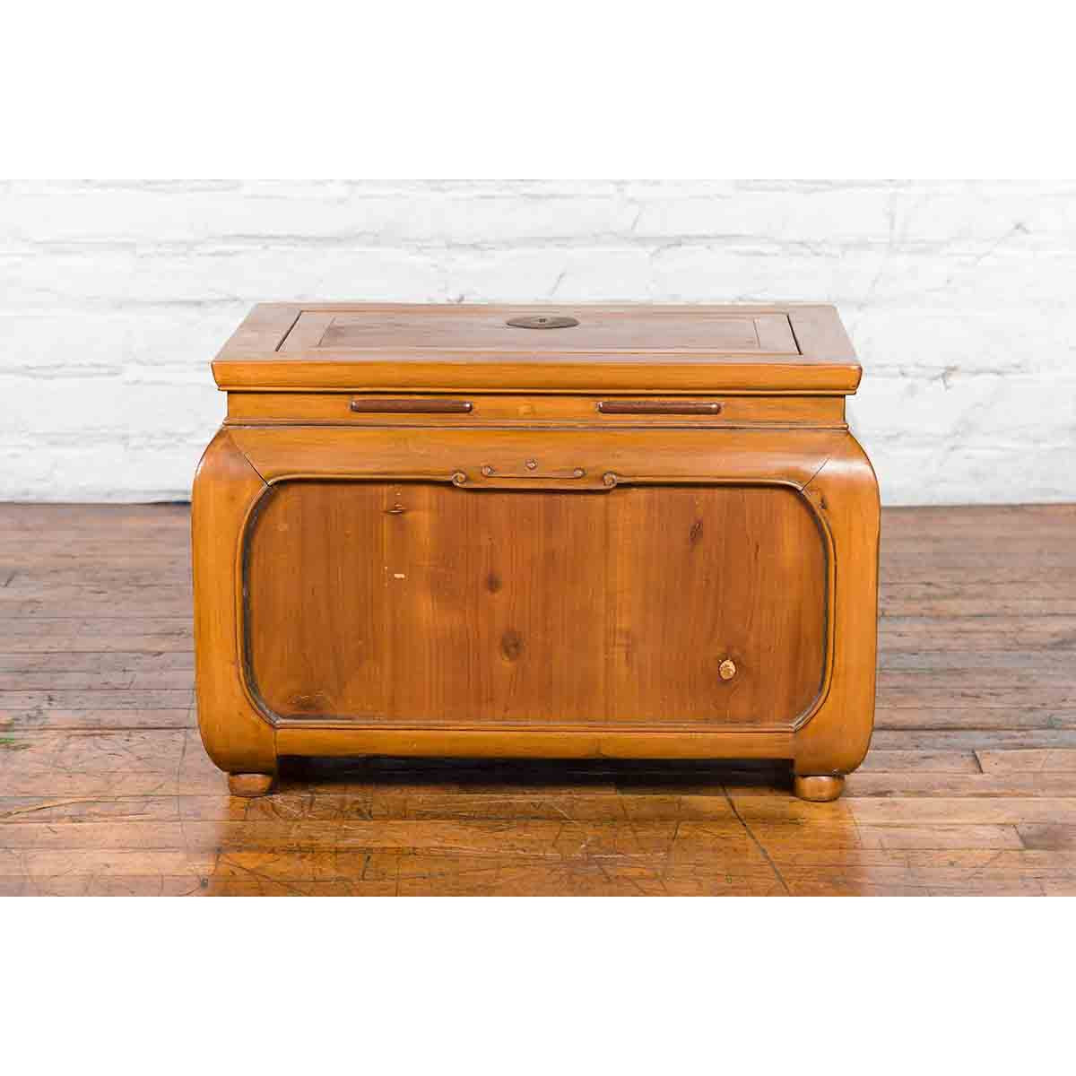 Chinese Qing Dynasty 19th Century Wooden Coffee Table with Chow Style Legs-11. Asian & Chinese Furniture, Art, Antiques, Vintage Home Décor for sale at FEA Home