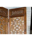 Set of Four Qing Dynasty Elmwood Open Fretwork Panels with Delicate Carvings-18. Asian & Chinese Furniture, Art, Antiques, Vintage Home Décor for sale at FEA Home
