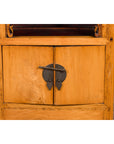 19th Century Chinese Qing Dynasty Small Cabinet with Carved Shelf and Apron-6. Asian & Chinese Furniture, Art, Antiques, Vintage Home Décor for sale at FEA Home