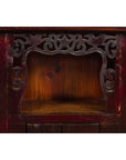 Chinese Qing Dynasty 19th Century Jewelry Cabinet with Star-Carved Shelf-11. Asian & Chinese Furniture, Art, Antiques, Vintage Home Décor for sale at FEA Home