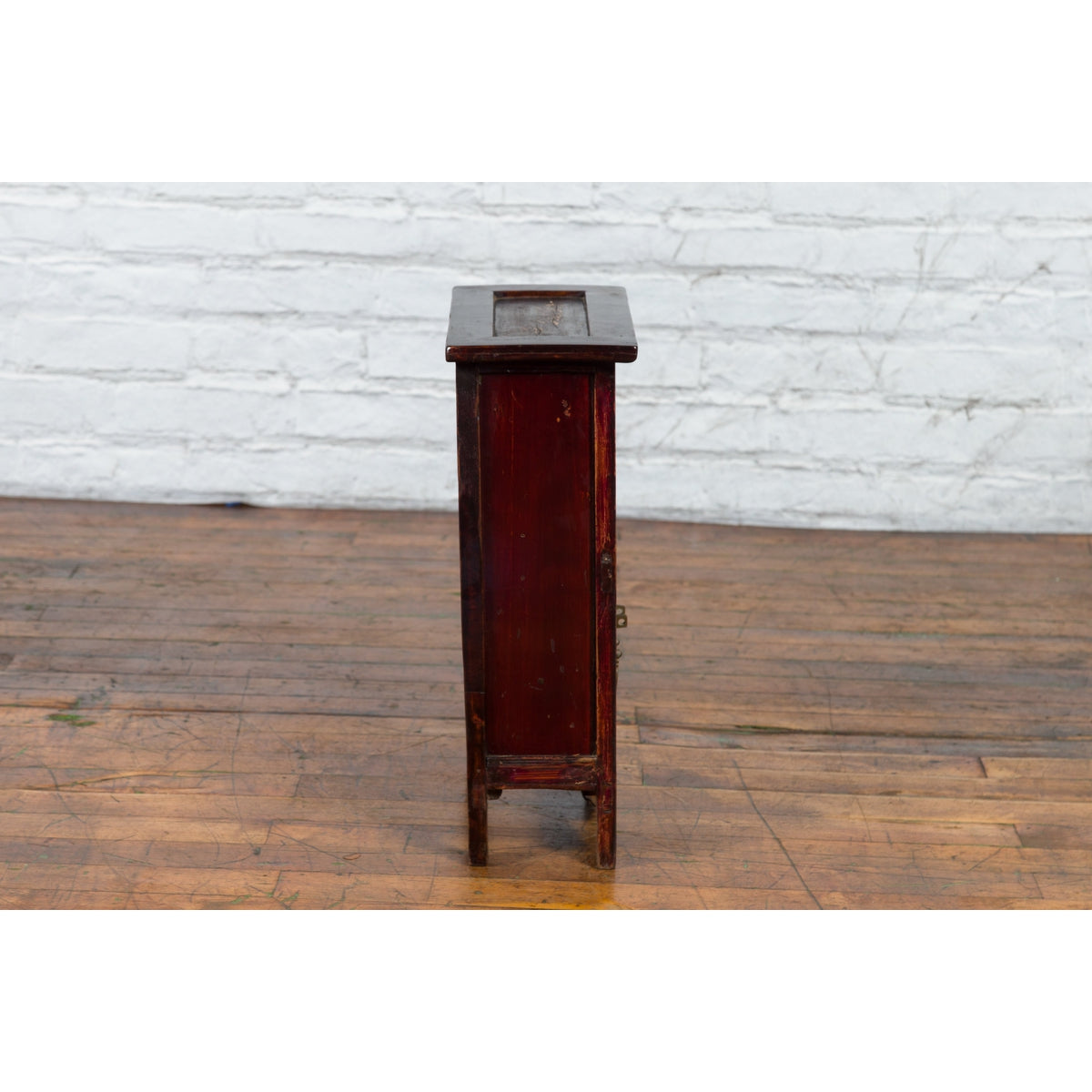 Chinese Qing Dynasty 19th Century Jewelry Cabinet with Star-Carved Shelf-13. Asian & Chinese Furniture, Art, Antiques, Vintage Home Décor for sale at FEA Home
