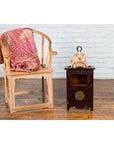 Chinese Qing Dynasty 19th Century Jewelry Cabinet with Star-Carved Shelf-2. Asian & Chinese Furniture, Art, Antiques, Vintage Home Décor for sale at FEA Home