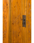 Chinese Qing Dynasty 19th Century Elmwood Armoire with Low-Relief Carved Foliage-11. Asian & Chinese Furniture, Art, Antiques, Vintage Home Décor for sale at FEA Home