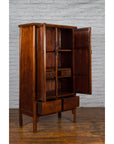 Chinese 19th Century Qing Dynasty Period Elmwood Cabinet with Doors and Drawers-10. Asian & Chinese Furniture, Art, Antiques, Vintage Home Décor for sale at FEA Home